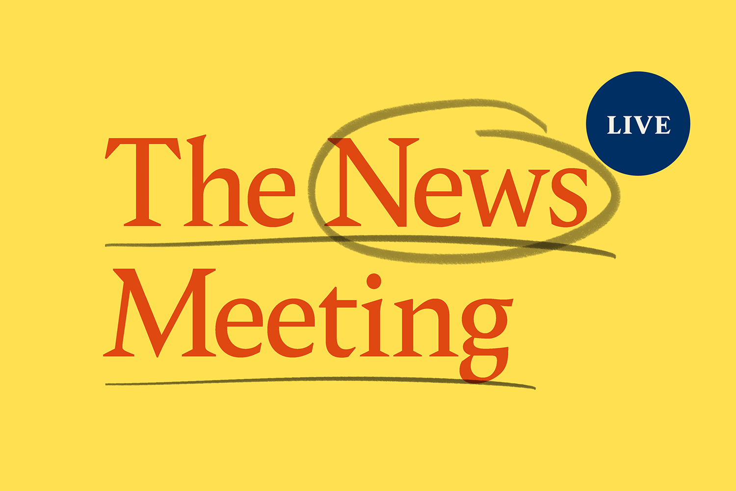 The News Meeting - LIVE poster