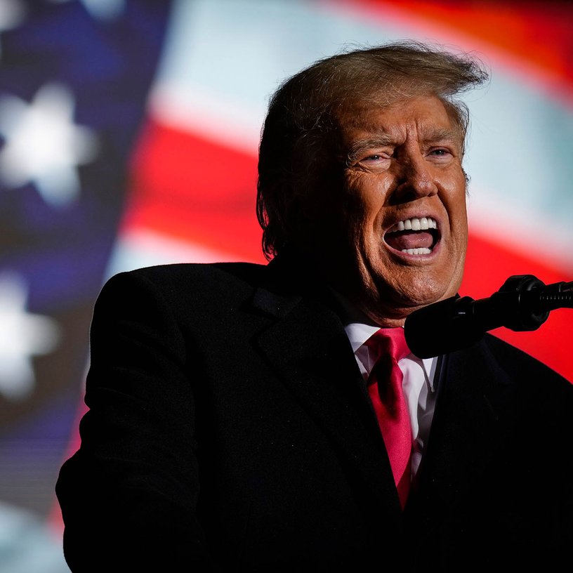 The arrest of Donald Trump