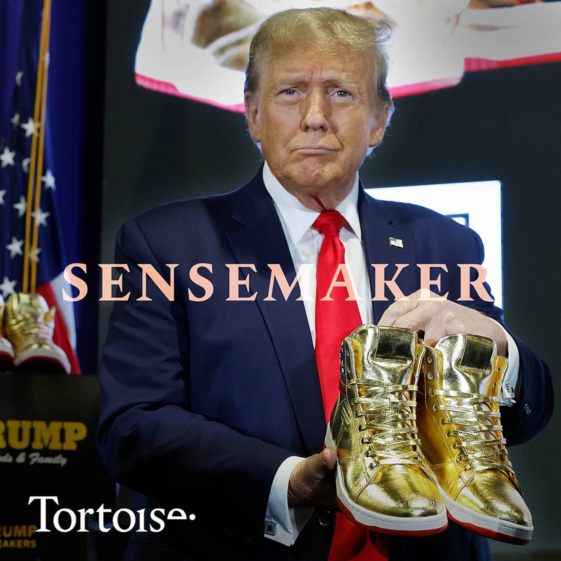 Why Trump is selling golden trainers