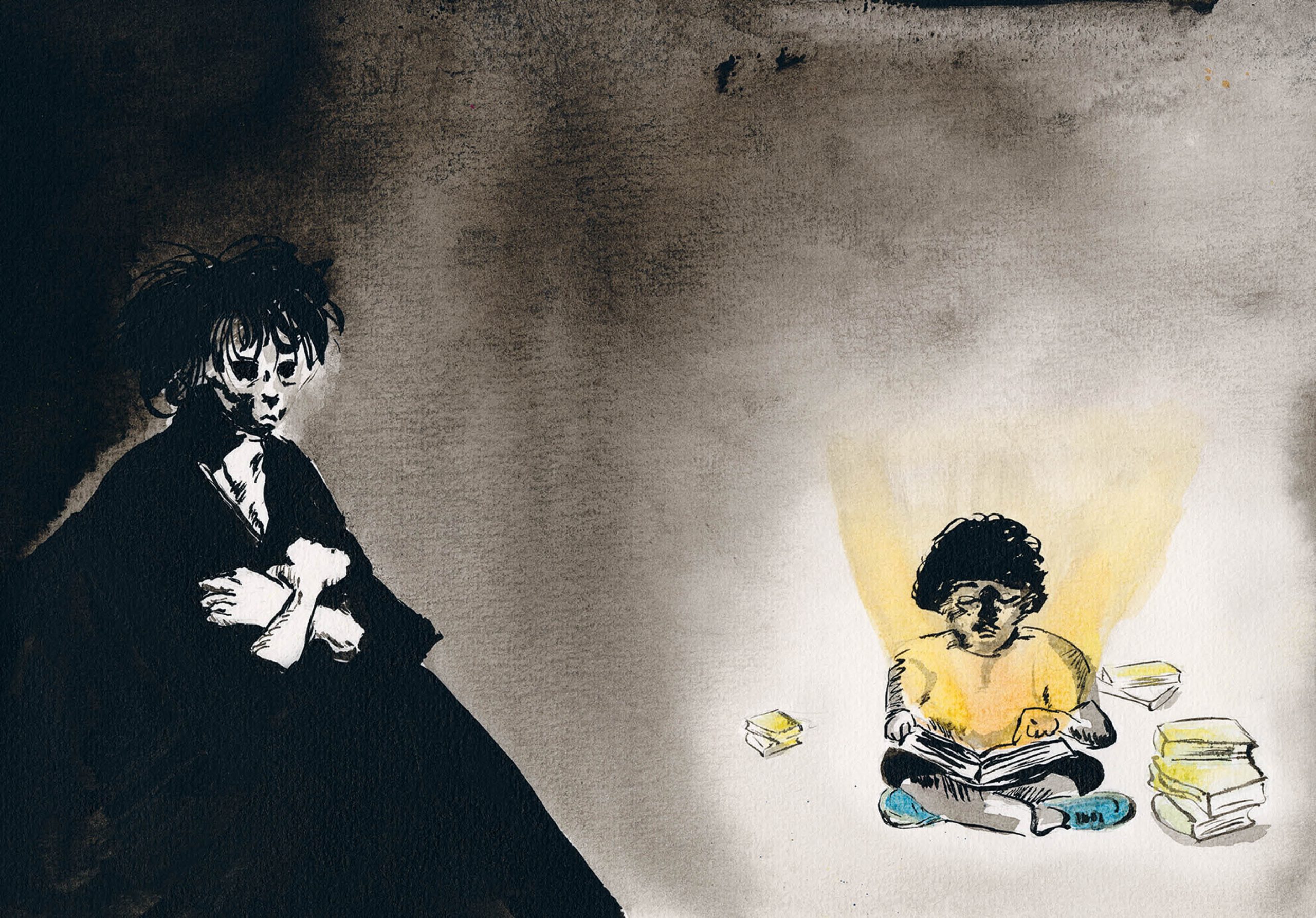 A comic book author writes his own story