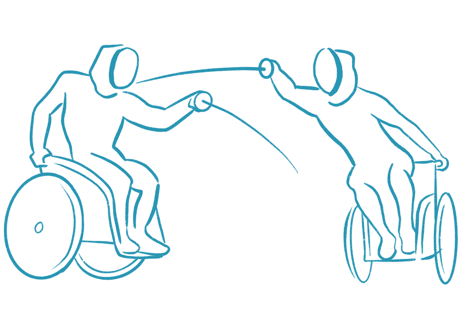 Wheelchair fencing – where an arm's reach is everything
