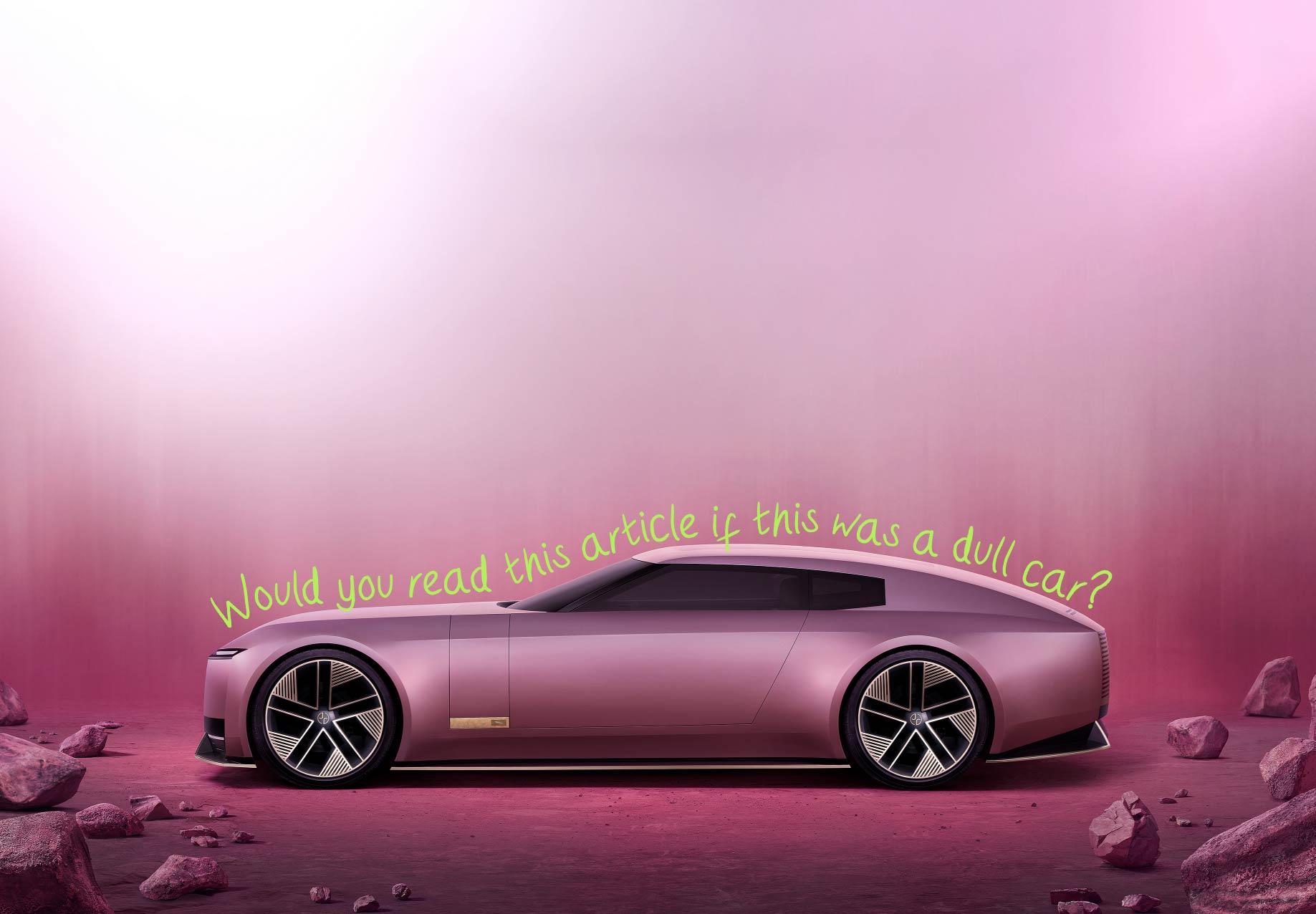 Crypto and the new pink Jaguar have something in common