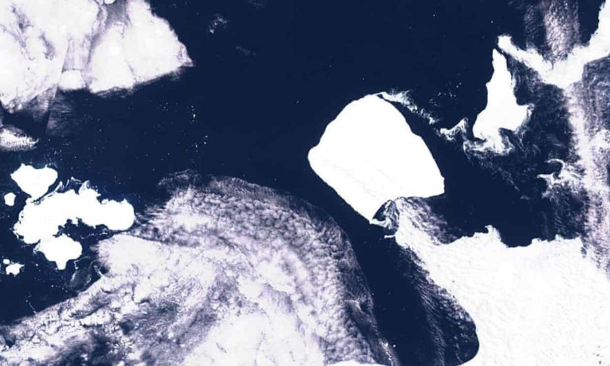 World’s largest iceberg breaks free from Antarctica