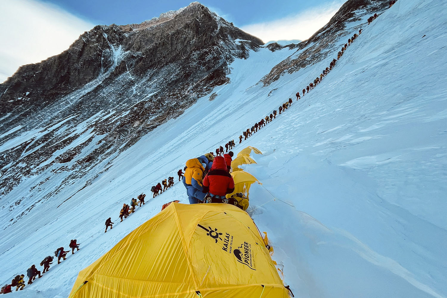 Drones ease burden for Everest Sherpas
