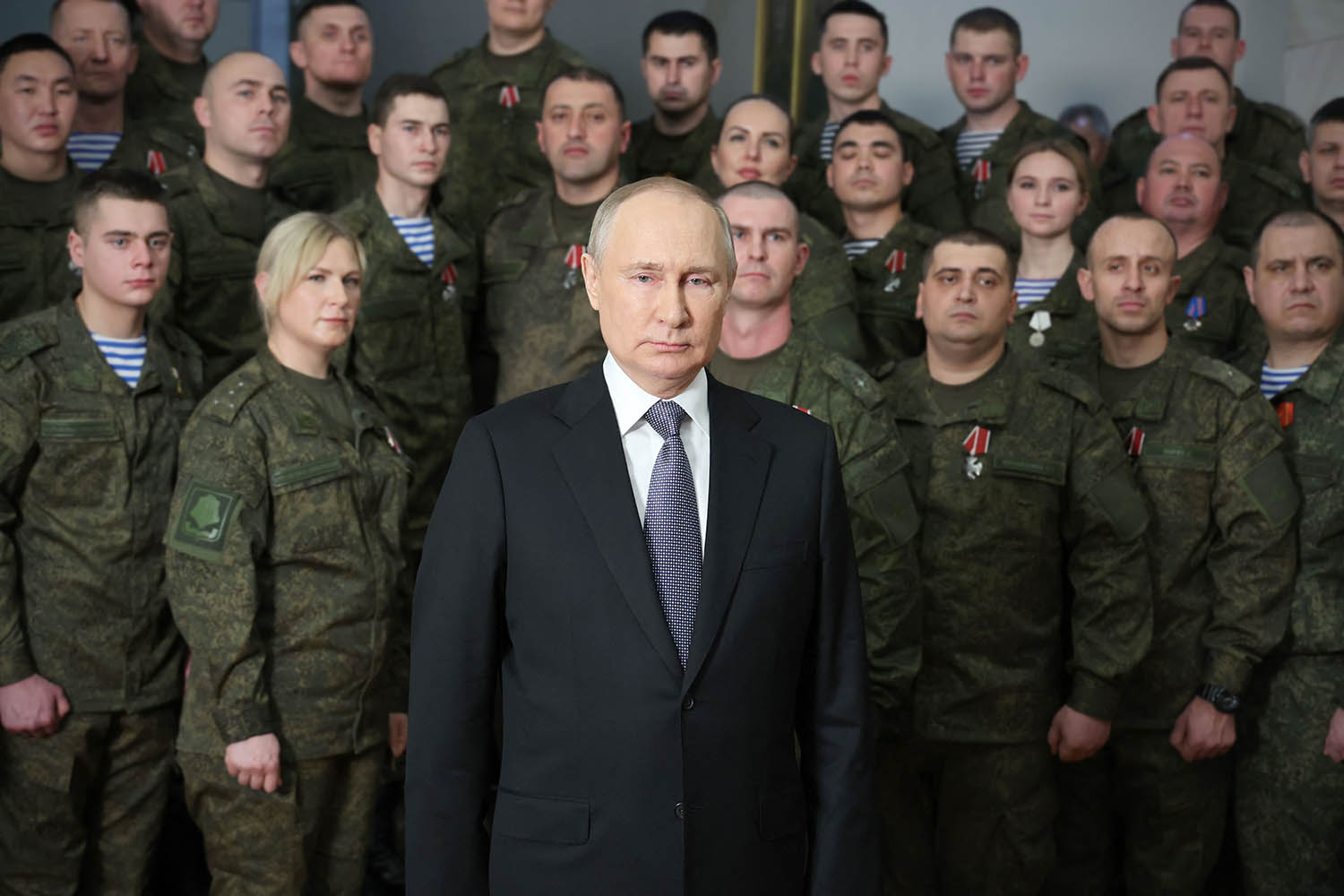 Putin’s message: I am winning