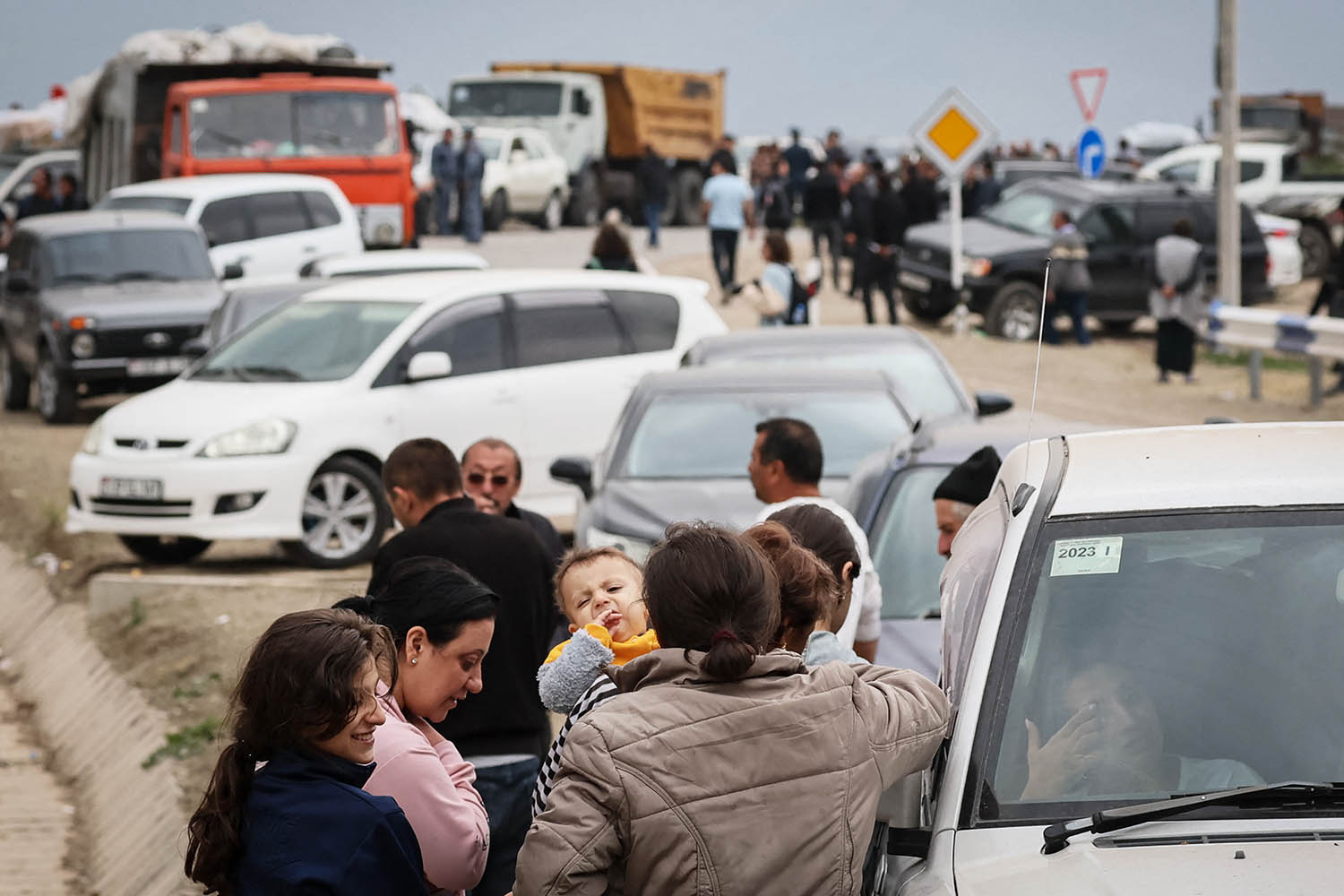 Thousands of Armenians flee after Azerbaijan seizes disputed enclave