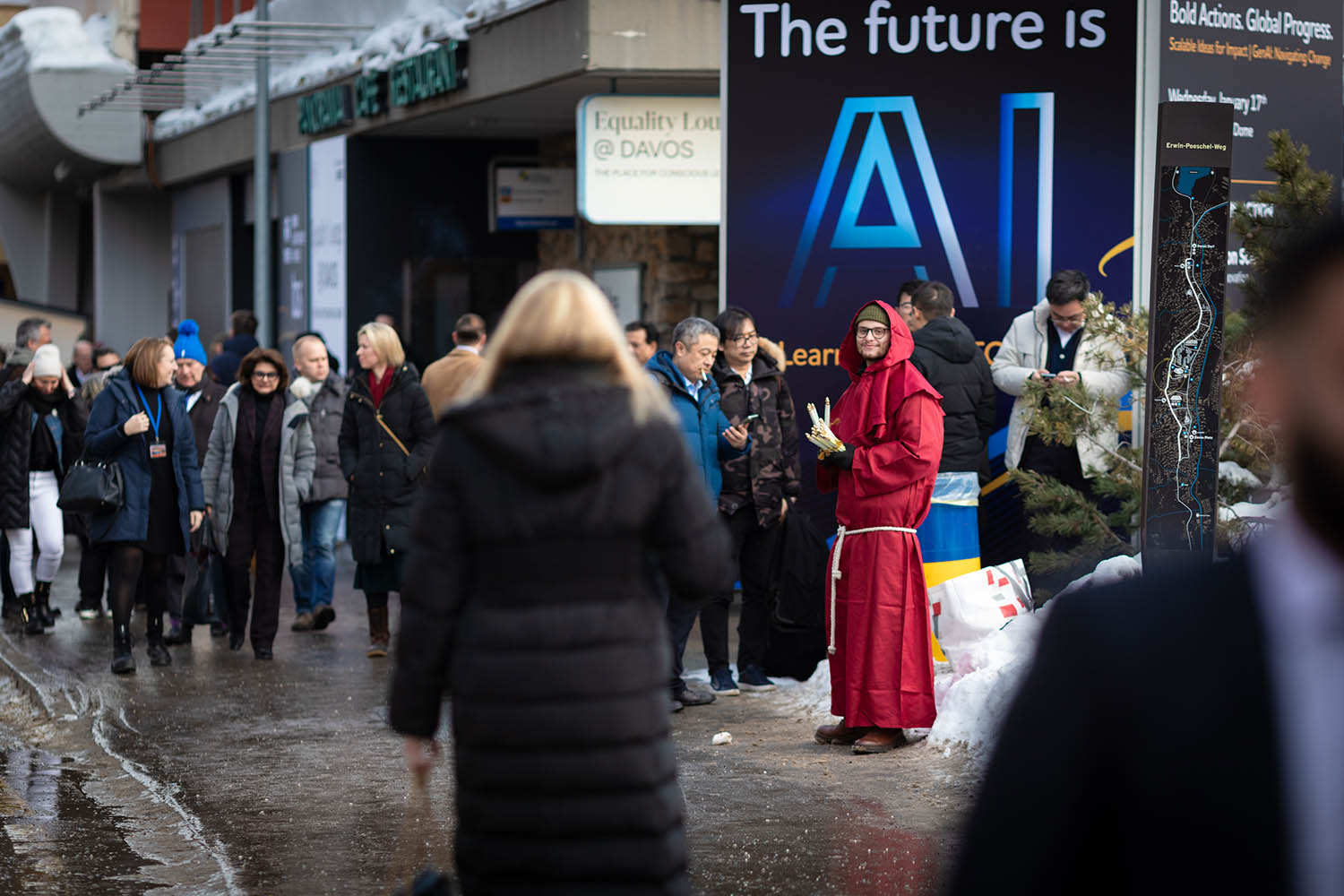 Davos elite worry about deepfakes and disinformation