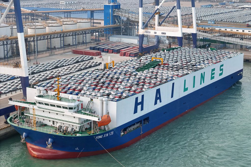 Shipping firms scramble to meet demand as China boosts car exports