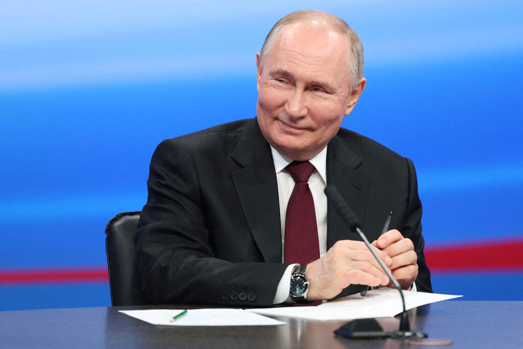 Sham election hands Putin six more years