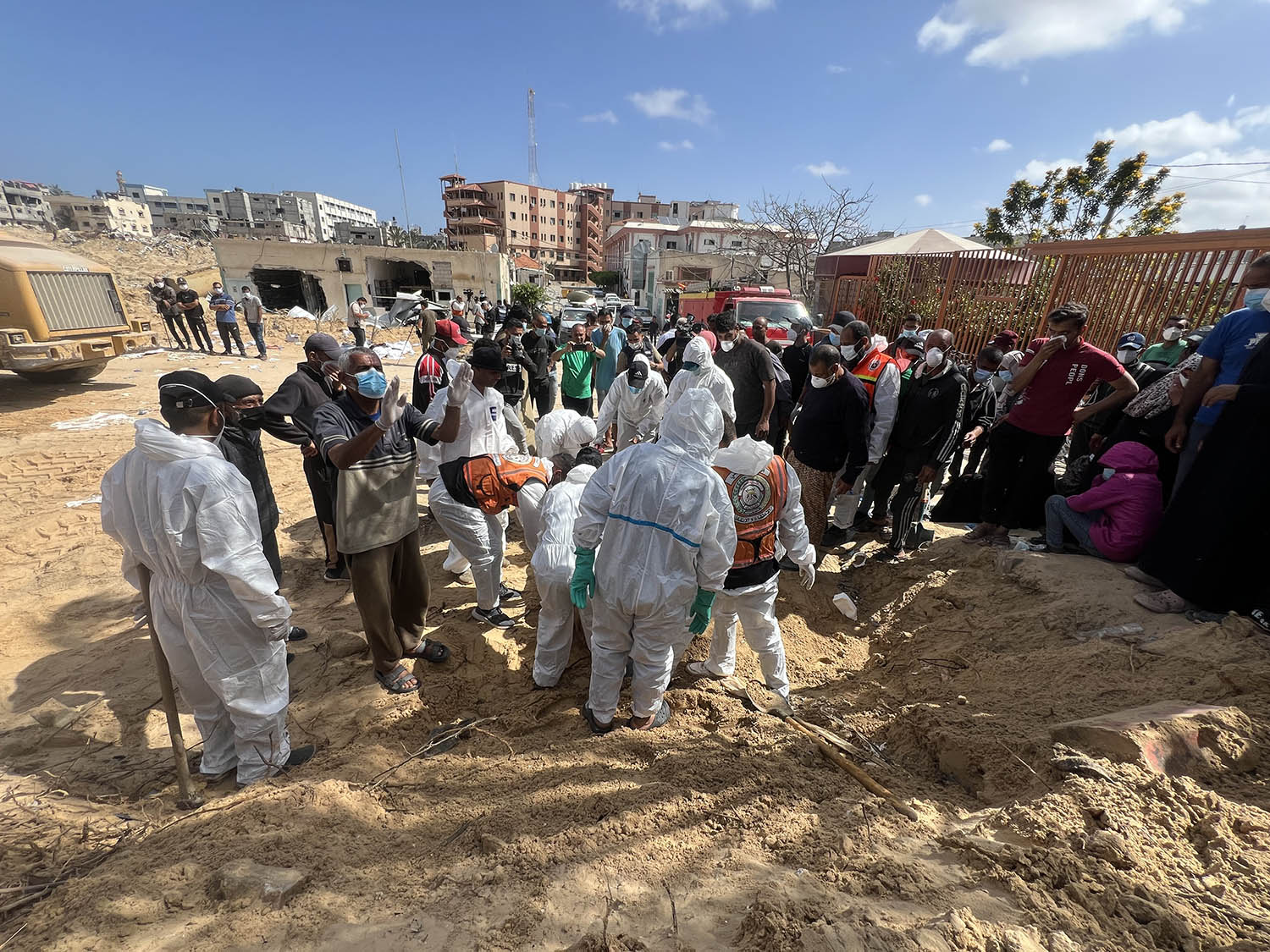 Searching for a son in Gaza’s mass graves