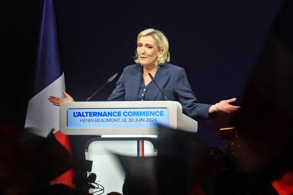 France turns out for Le Pen’s far-right