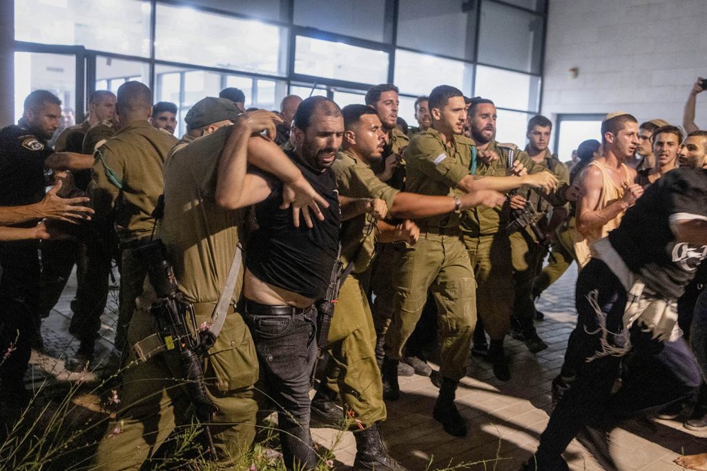 Israel’s far-right storms army bases