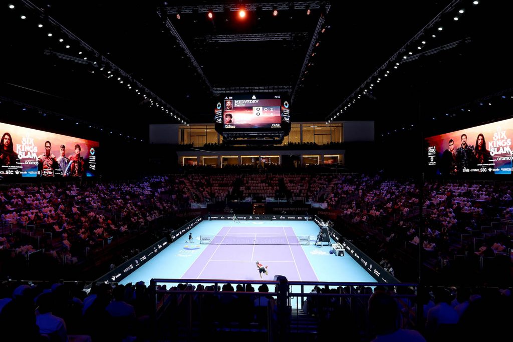 Saudis court the kings of tennis