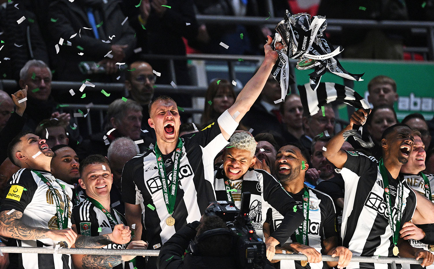 Newcastle and Saudi Arabia celebrate historic Wembley victory