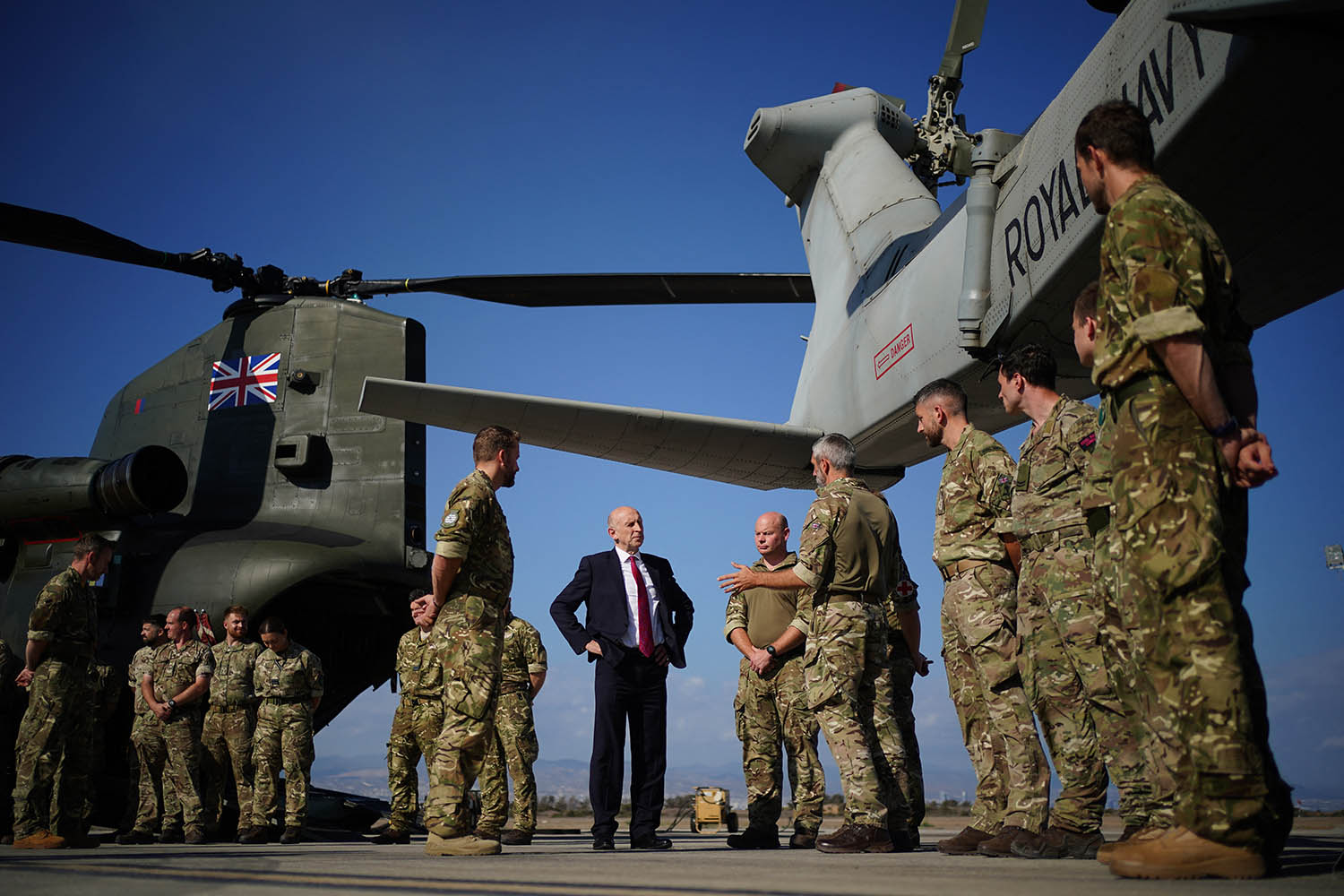 UK chairs Ukraine Nato defence group for the first time as US pulls back