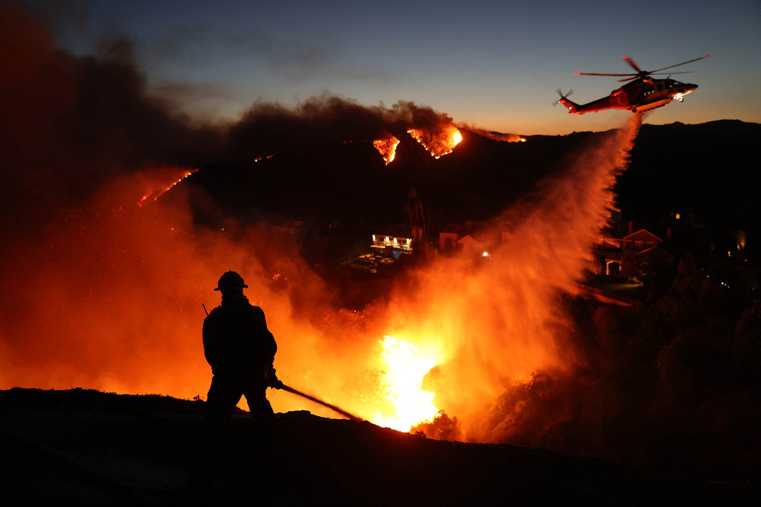 More than 100,000 forced to flee LA wildfires