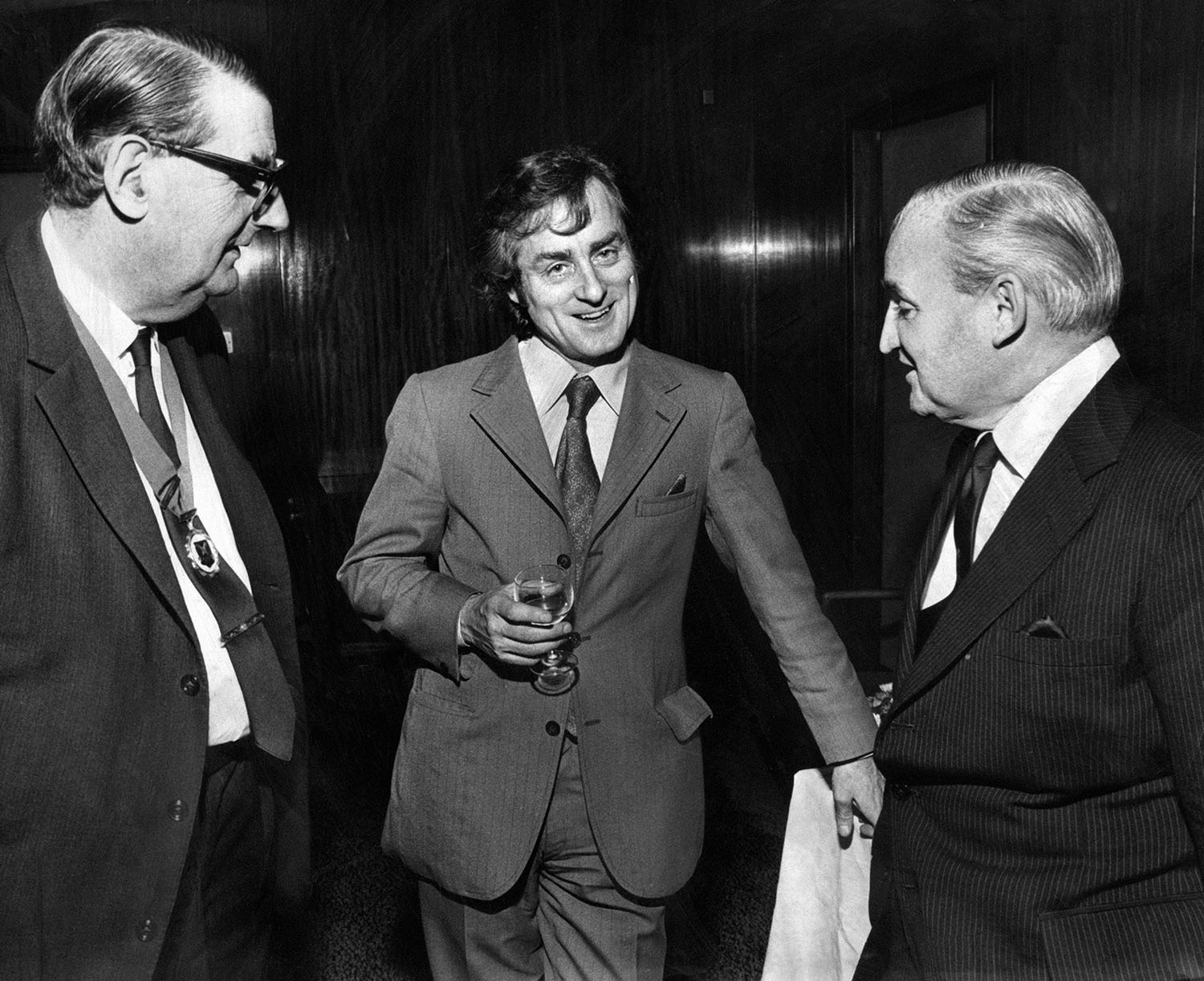 Harold Evans at the Birmingham Press Club 1974