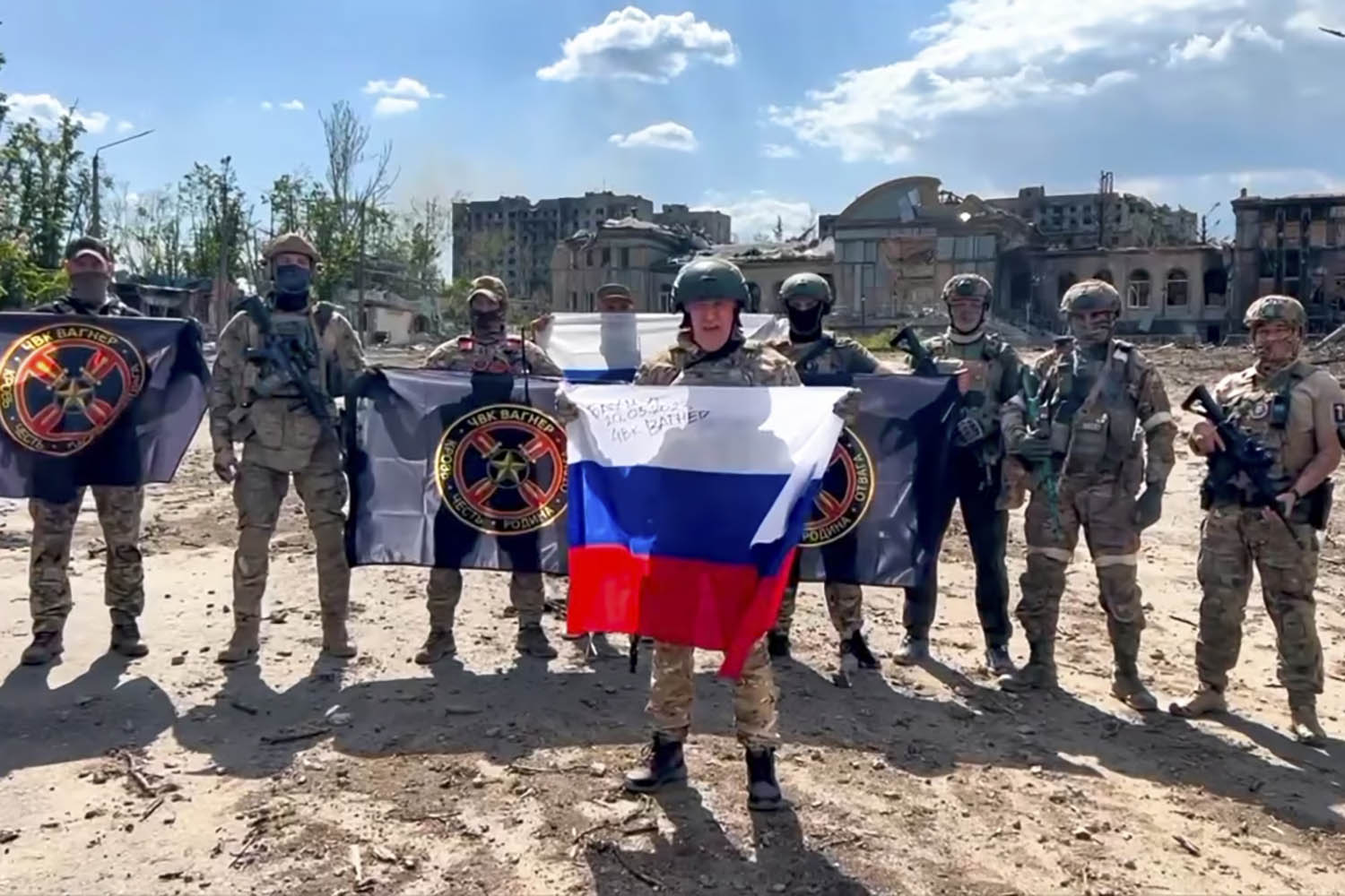 Wagner boss says “de-militarisation” of Ukraine has failed