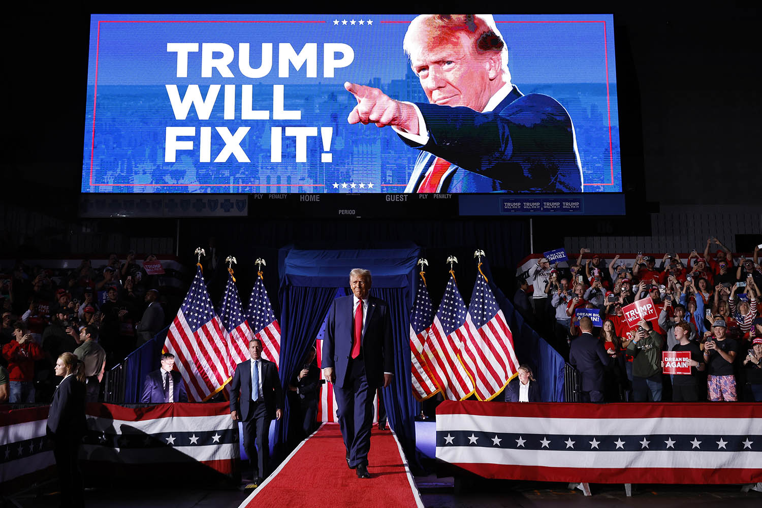 Trump wins a second term