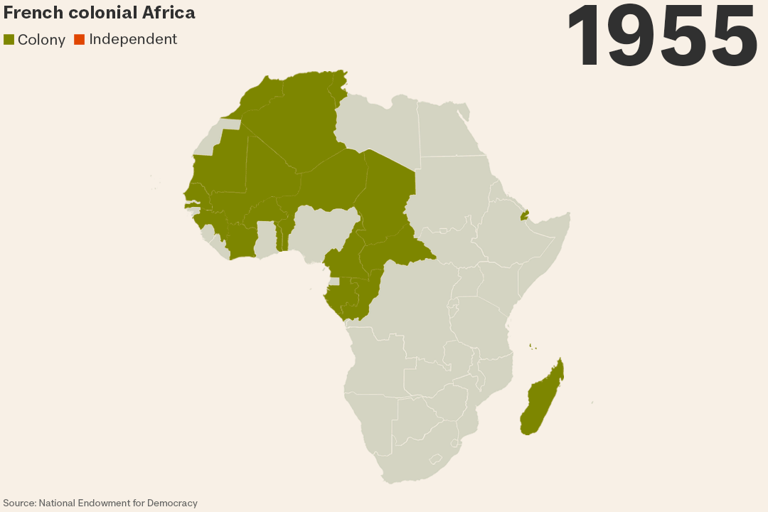 France bids adieu to its colonial past